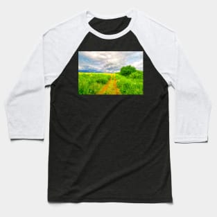 Summer Country Scene Baseball T-Shirt